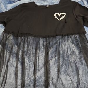 SHEIN Black Curve 3XL Top